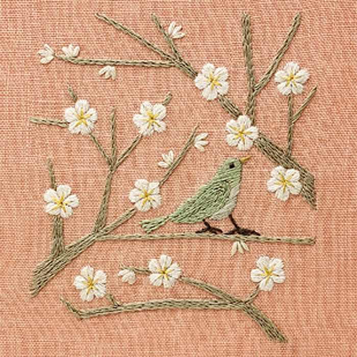 ステッチクロス＜藤＞ | リバティ 生地、編み物、刺繍、刺し子のこと