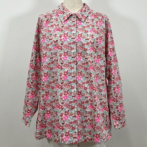 リバティプリント ロングブラウス(長袖)<Mサイズ>41A