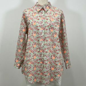 リバティプリント シャツブラウス(長袖)<Mサイズ>40C
