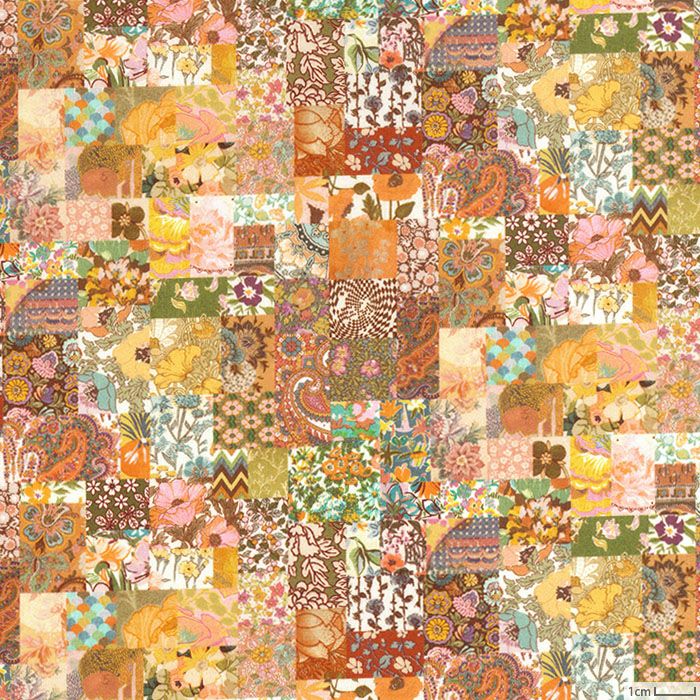 リバティプリント セイディ・ローズ＜25AU＞生地 （リバティ