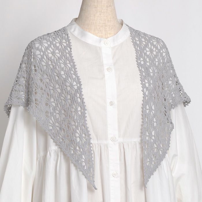 レシピなし】丸ヨークベスト＜プチネップフォープライ24GR＞（編み物