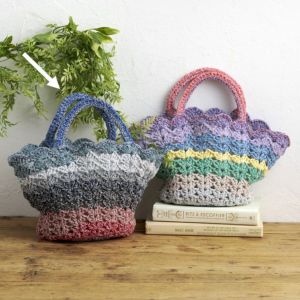 【レシピなし】クロッシェバッグ＜ツイストリース04X＞（編み物 材料セット）