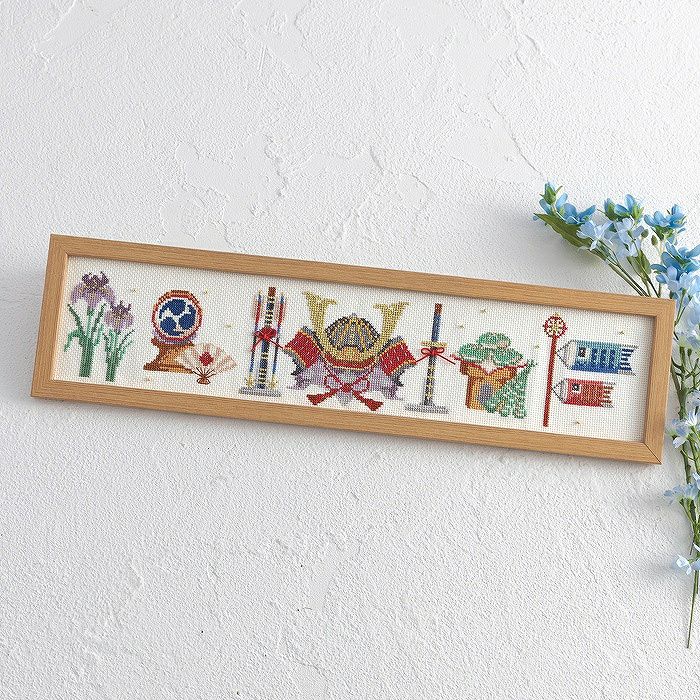 ステッチミニフレーム＜すずらん＞ | リバティ 生地、編み物、刺繍