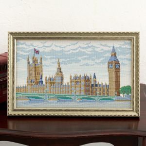 クロスステッチフレーム＜イギリス～ウェストミンスター宮殿～＞