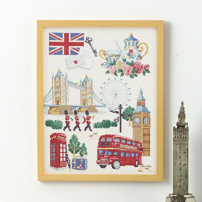 クロスステッチフレーム＜ハーブライフ＞ | リバティ 生地、編み物