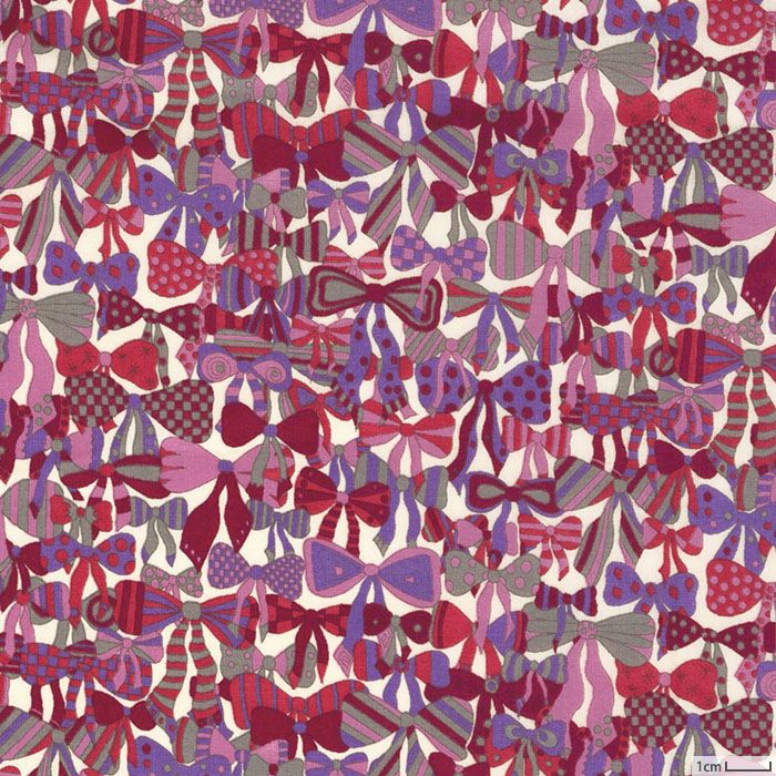 リバティプリント カーライン・ローズ＜05N＞生地 （ホビーラホビーレ