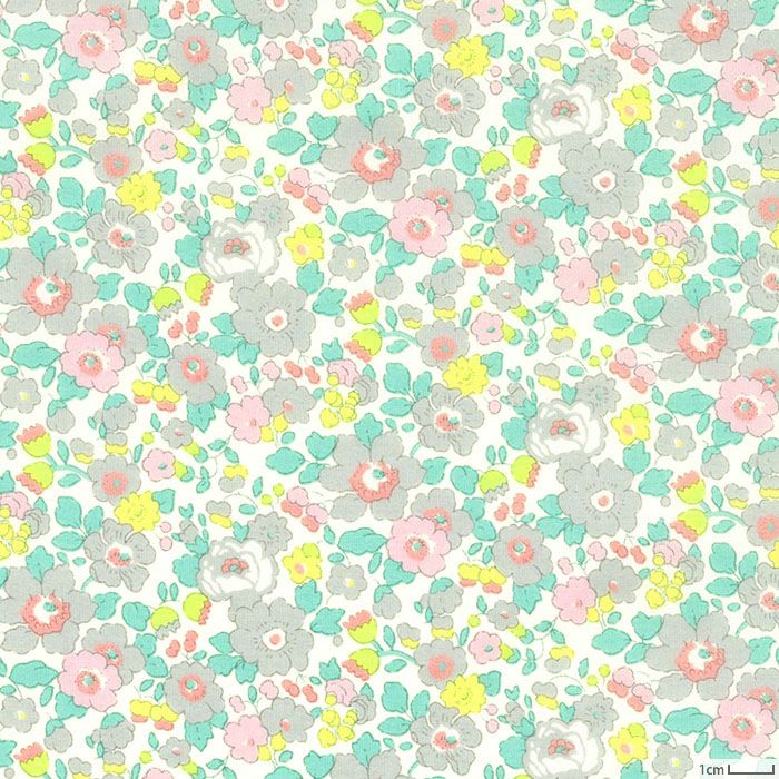 リバティプリント ベッツィ＜97GR＞生地 （ホビーラホビーレ