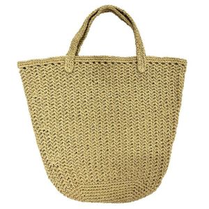【レシピなし】クロッシェバッグ＜パピエドゥ03BE＞（編み物 材料セット）