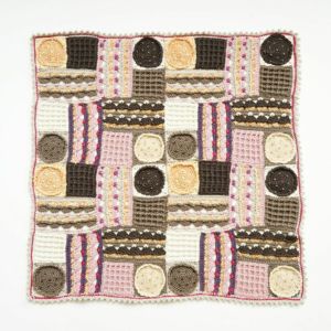 【完成品】お菓子のブランケット