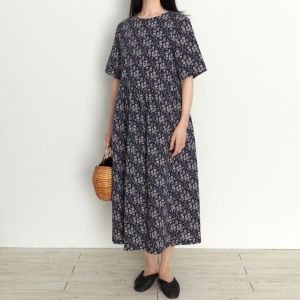 半袖ギャザーワンピース（型紙）