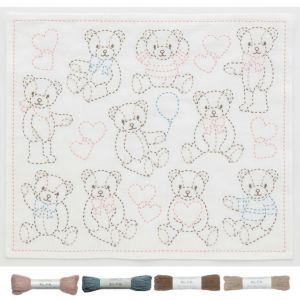 刺し子 ハッピーテディベアセット