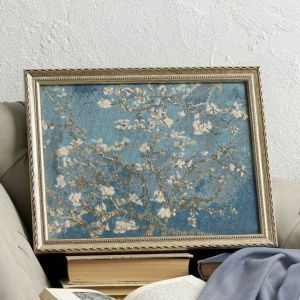 【5/9予約】クロスステッチフレーム<ゴッホの花咲くアーモンドの木の枝>