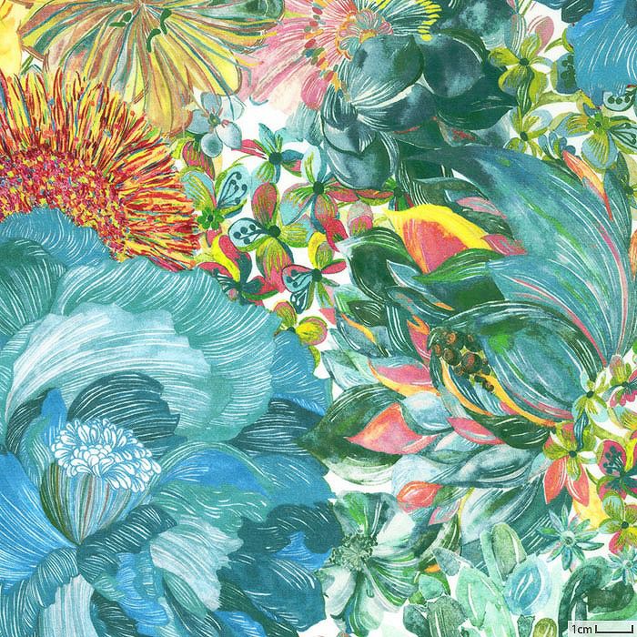 リバティプリント サン・デイジー＜02N＞生地 （ホビーラホビーレ