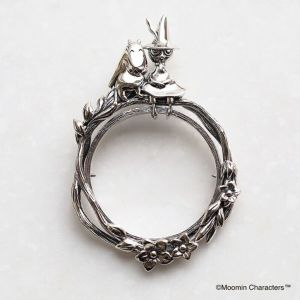 ルーペペンダント<橋の上のムーミン&スナフキン>