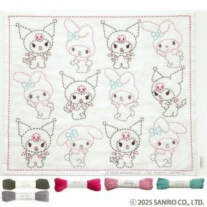 刺し子 マイメロディ＆クロミセット