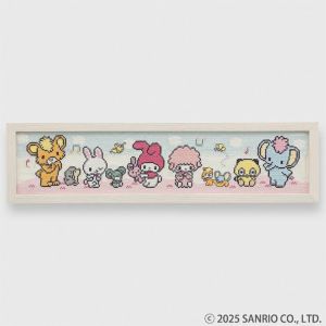 クロスステッチフレーム＜マイメロディとおともだち＞