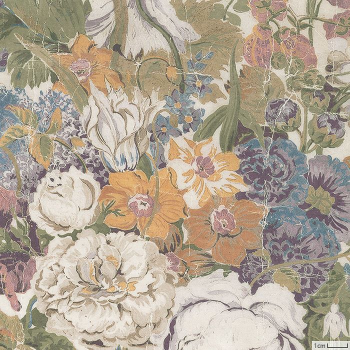 リバティプリント パーチメント・ペタルス＜04L＞生地 （ホビーラ