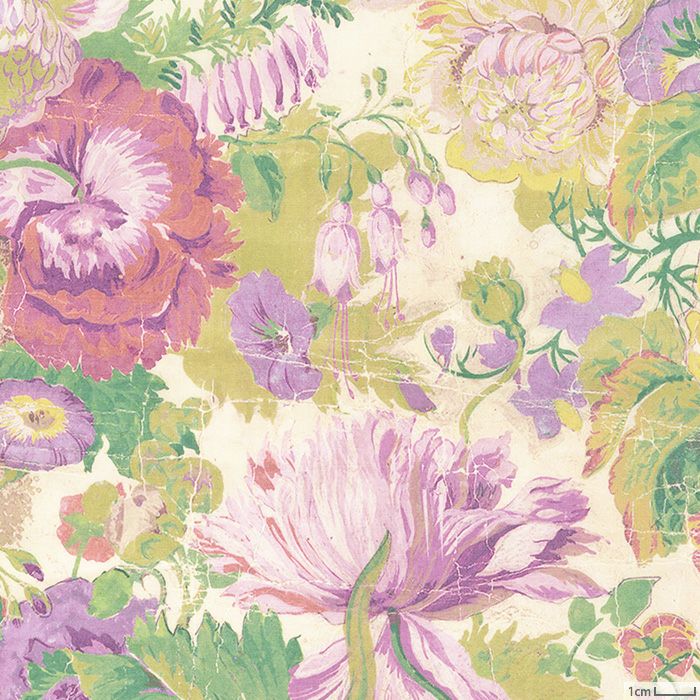 リバティプリント パーチメント・ペタルス＜02X＞生地 （ホビーラ