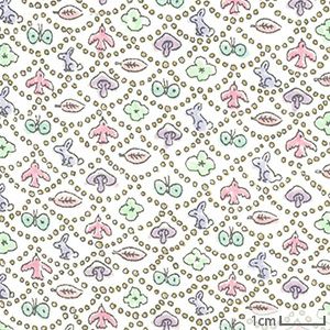 リバティプリント フォレスト・ウェーブ＜01X＞生地 （ホビーラホビーレオリジナル）2025SS