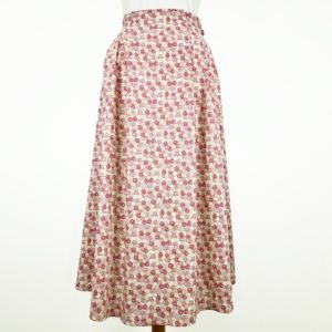 リバティプリント ハイウエストタックスカート（75cm丈）＜M
