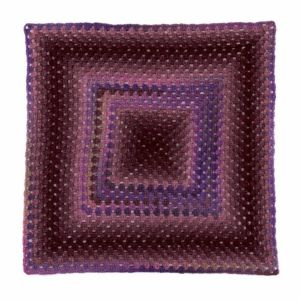 【完成品】スクエアブランケット＜リリーボーダーグラン12P＞