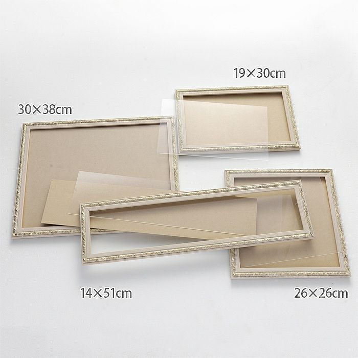 フレーム（19×30cm）用アクリル板 | リバティ 生地、編み物、刺繍