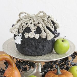 季節のポーチ＜ハロウィン＞（編み物 材料セット）