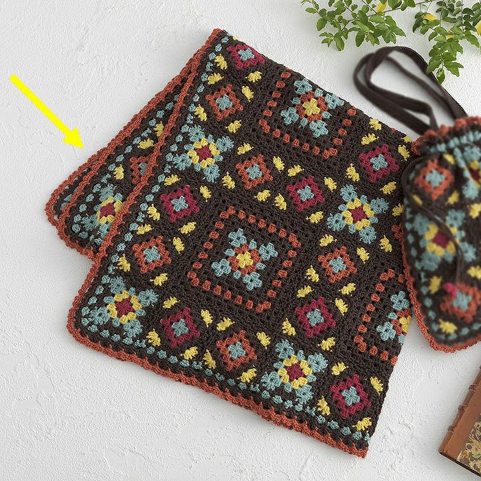 フラワースプレッド（編み物 材料セット） | リバティ 生地、編み物