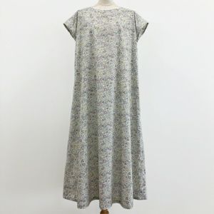 リバティプリント フレンチワンピース<Lサイズ>16J