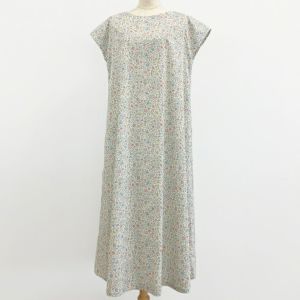 リバティプリント フレンチワンピース<Lサイズ>16A