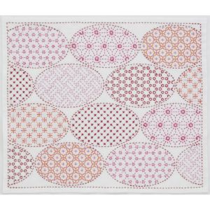 お値下げしました。ホビーラホビーレ刺し子タペストリー完成品 Sparkle Sashiko Thread 刺し子糸 シャイニーブルー＜502