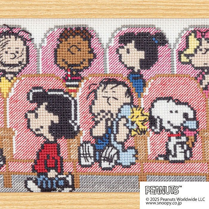 ホビーラホビーレ　クロスステッチフレーム〈PEANUTS COMIC〉 8/25予約】クロスステッチミニフレーム＜スヌーピーとルーシー