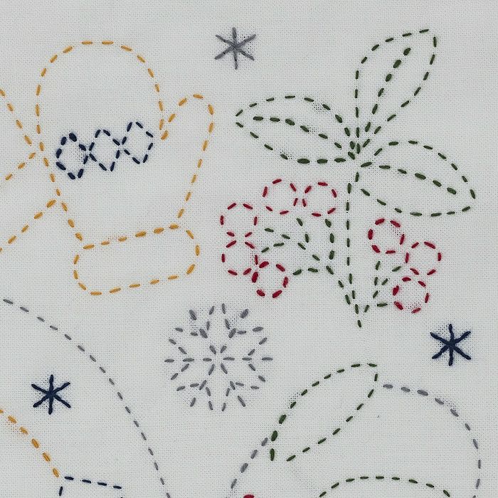 刺し子 冬 | リバティ 生地、編み物、刺繍、刺し子のことなら ホビーラ