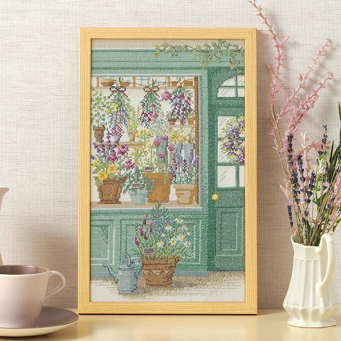 【美品】フランスアンティーク リシュリュー刺繍 スカラップ クロス[3077] 刺しゅう針 『クロスステッチ針 No.24 THN-027』 Tulip チューリップ