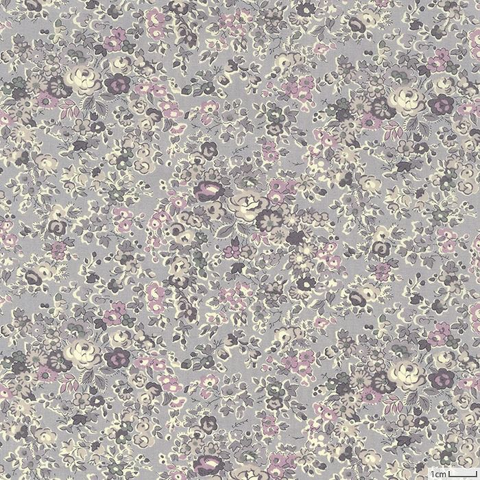 リバティプリント ベッツィ＜97GR＞生地 （ホビーラホビーレオリジナル