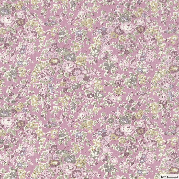 ホビーラホビーレ「デイジーのタピストリー」完成品 リバティプリント ポピー＆デイジー＜24B＞生地 （ホビーラホビーレ