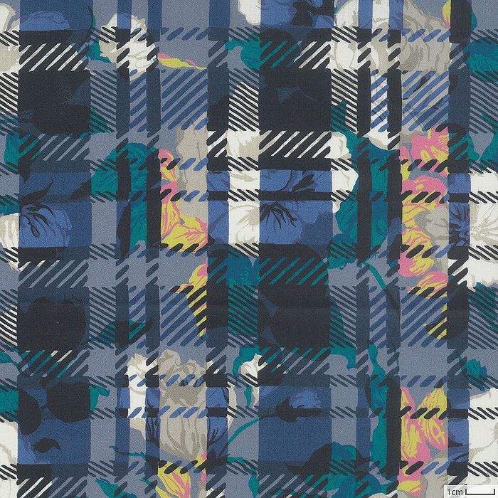 リバティプリント ベッツィ・チェック＜01P＞生地 （ホビーラホビーレ