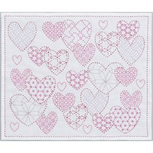 刺し子 ハート | リバティ 生地、編み物、刺繍、刺し子のことなら