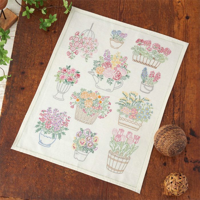 ステッチクロス＜Happiness of 75years＞ | リバティ 生地、編み物