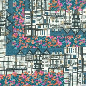 リバティプリント チューダー・ベリー＜B＞生地 （リバティ