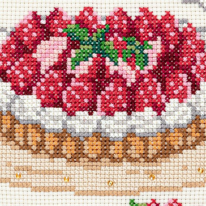 2/10予約】クロスステッチタペストリー＜Strawberry Time＞ | リバティ