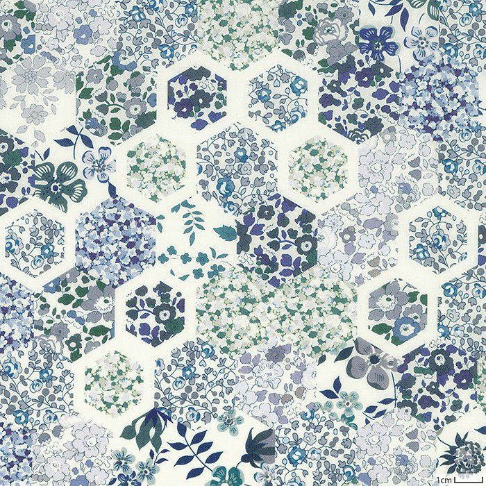 リバティプリント アリスW＜05B＞生地 （ホビーラホビーレオリジナル