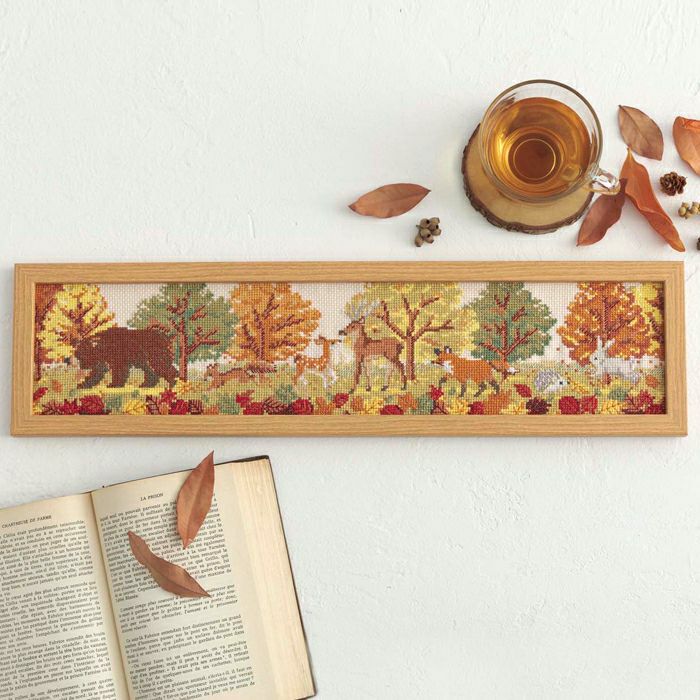 完成品】ステッチクロス＜Dog!Dog!Dog!＞ | リバティ 生地、編み物