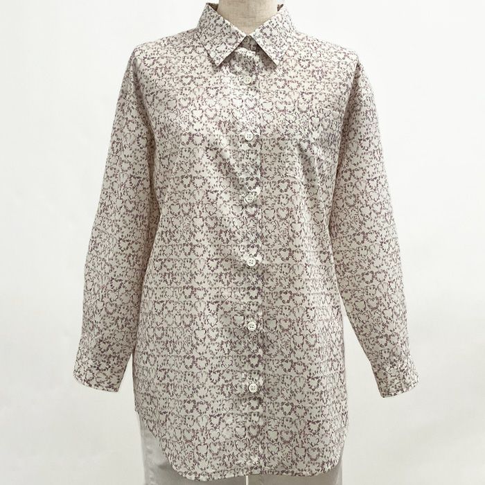 新品 ホビーラホビーレ リバティ ブラウス L リバティプリント シャツブラウス（長袖）＜Lサイズ＞32H | リバティ