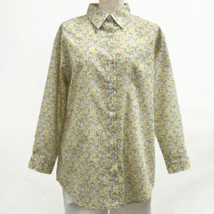 新品 ホビーラホビーレ リバティ ブラウス L リバティプリント シャツブラウス（長袖）＜LLサイズ＞32G | リバティ