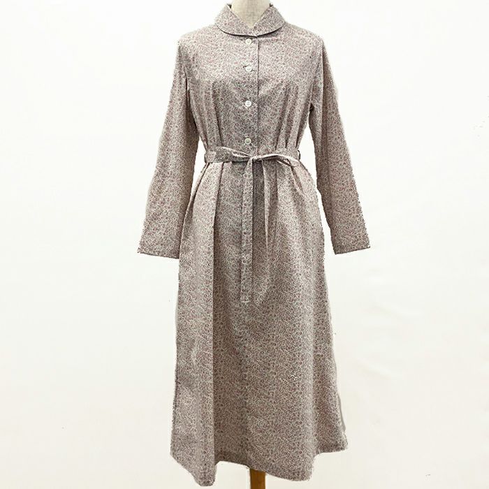 リバティプリント プチカラーワンピース（長袖）＜Mサイズ＞33I