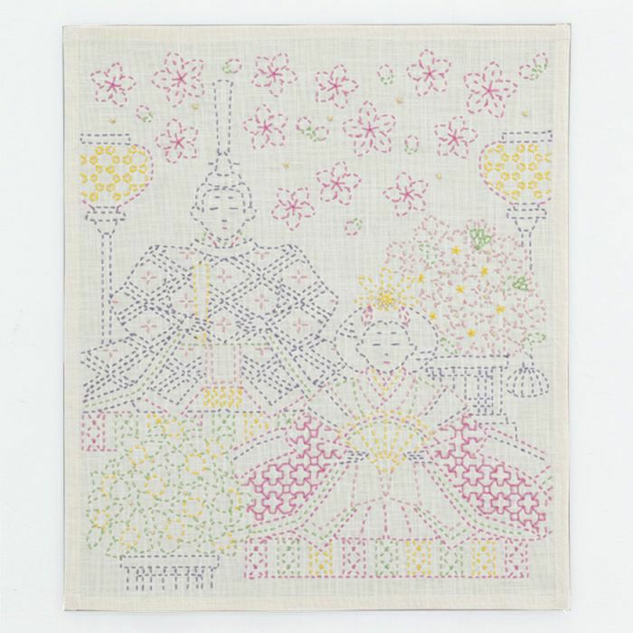 ステッチクロス＜お雛様と伝統柄＞ | リバティ 生地、編み物、刺繍